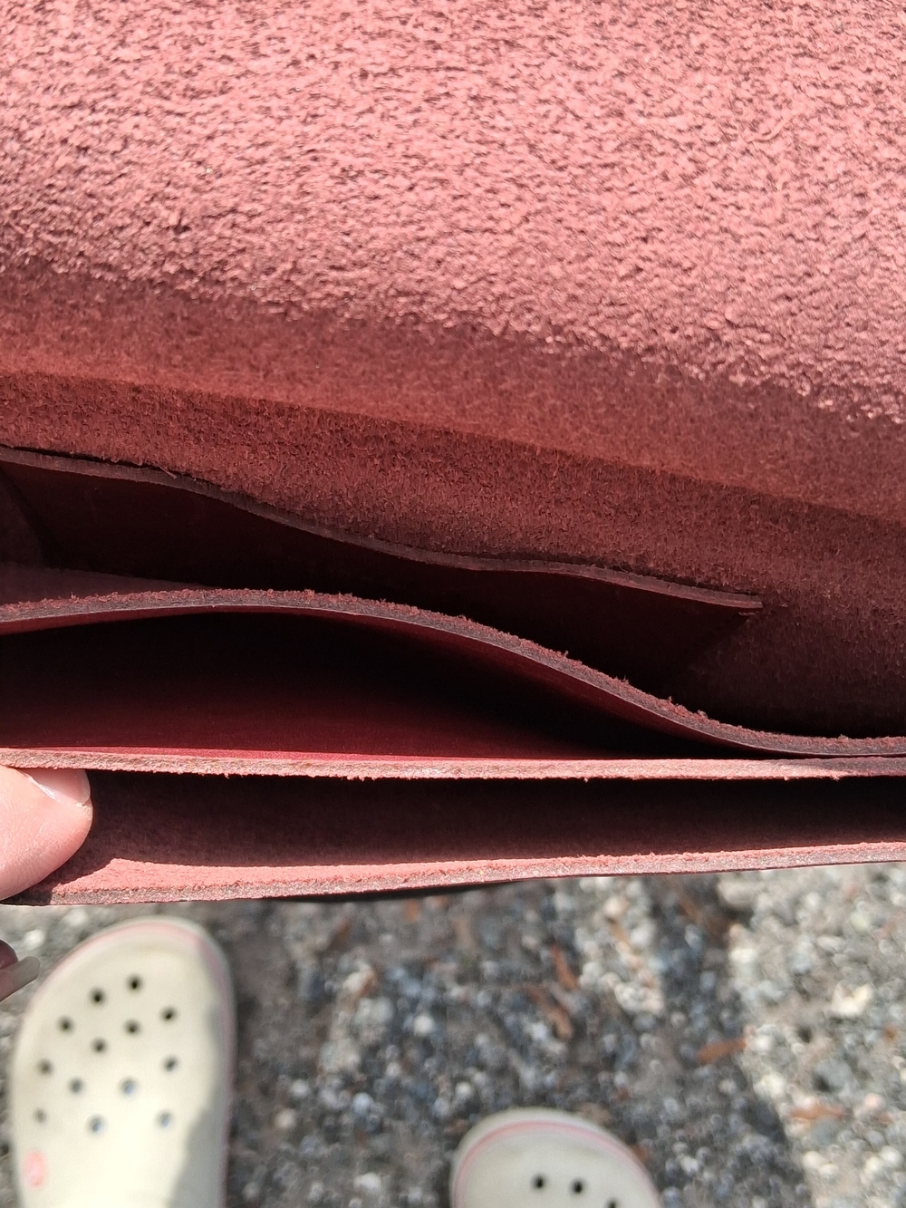 Shinola Burgundy Leather Wallet Insert - Picture 6 of 9